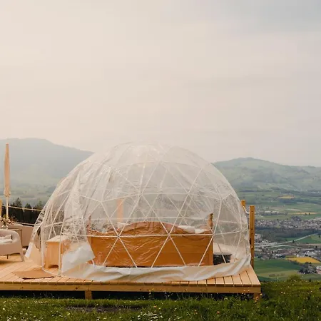 Bubble-suite Inkl. Sonnenuntergang Mit Blick Auf Die Alpen Lüks kamp alanı *